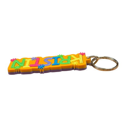 Colourful Name Keychain Kristin (Orange)