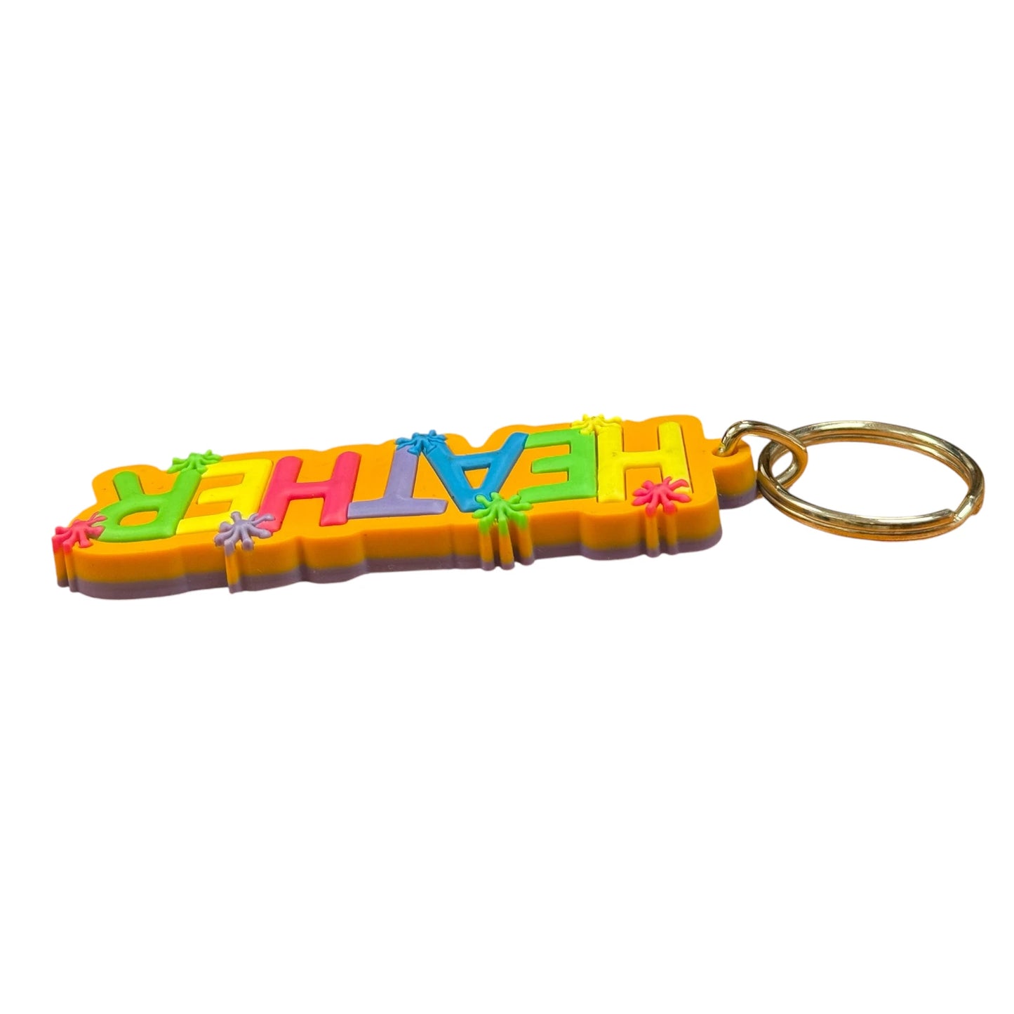 Colourful Name Keychain Heather