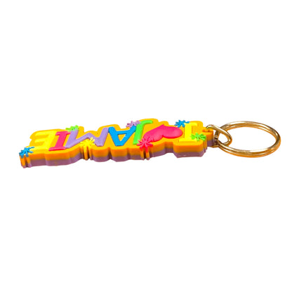 Colourful Name Keychain I 💗 Jamie (Orange)