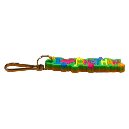 Colourful Name Keychain I 💗 Jonathan