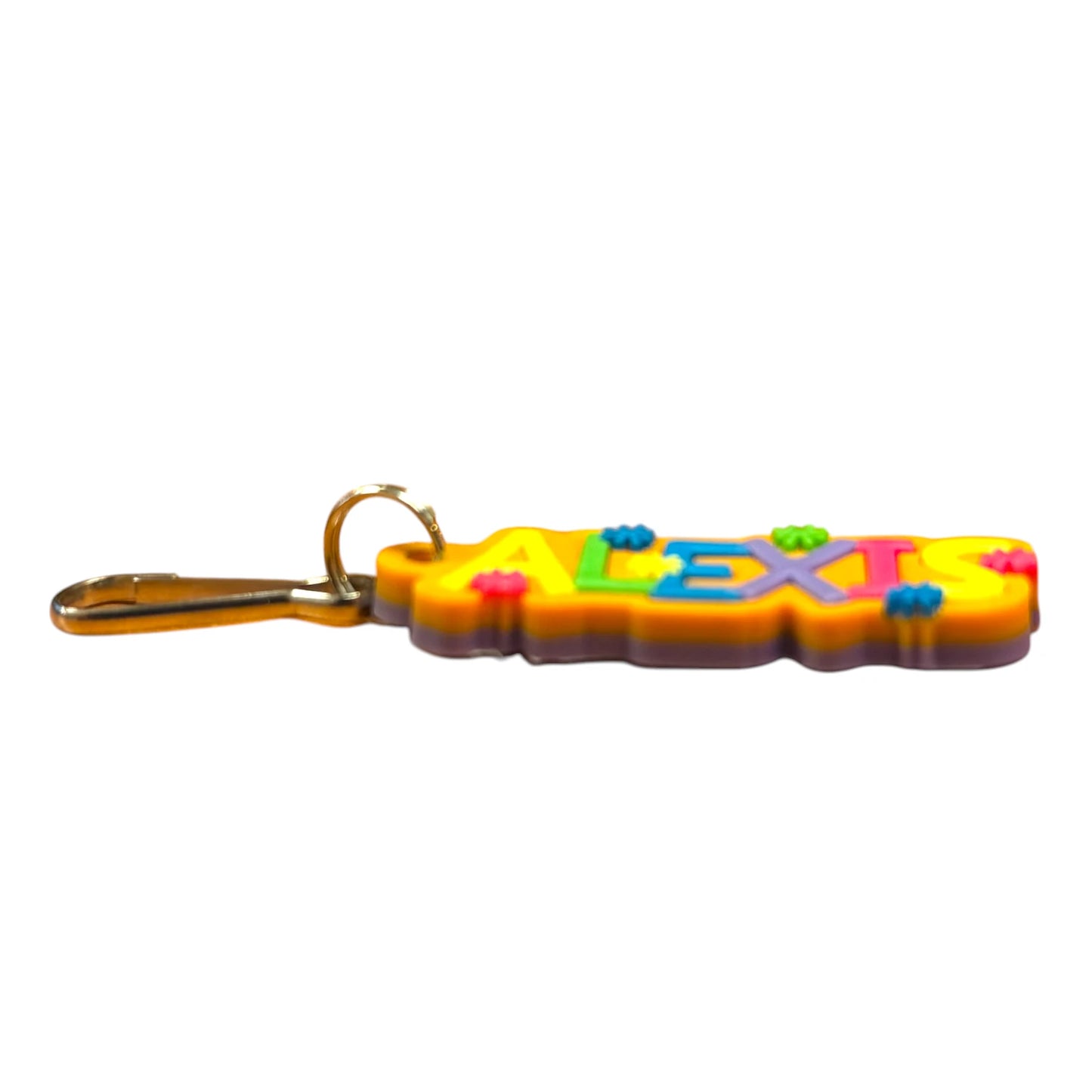 Colourful Name Keychain Alexis