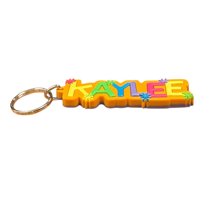 Colourful Name Keychain Kaylee (Orange)
