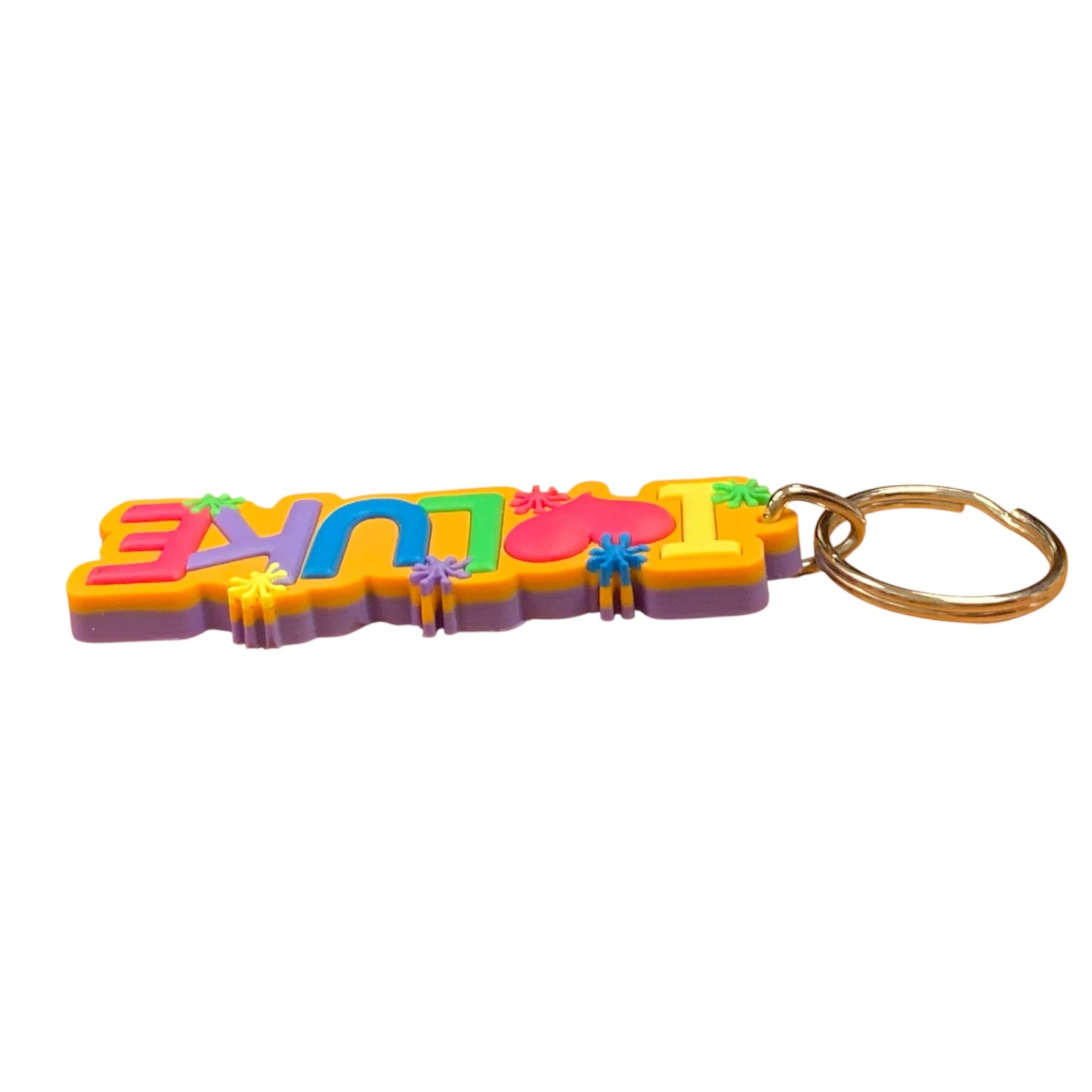 Colourful Name Keychain I 💗 Luke