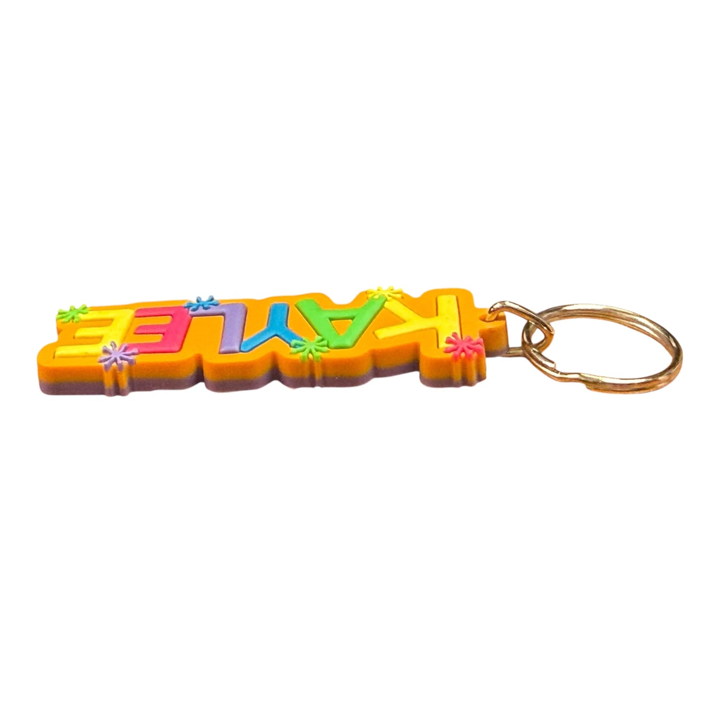 Colourful Name Keychain Kaylee (Orange)