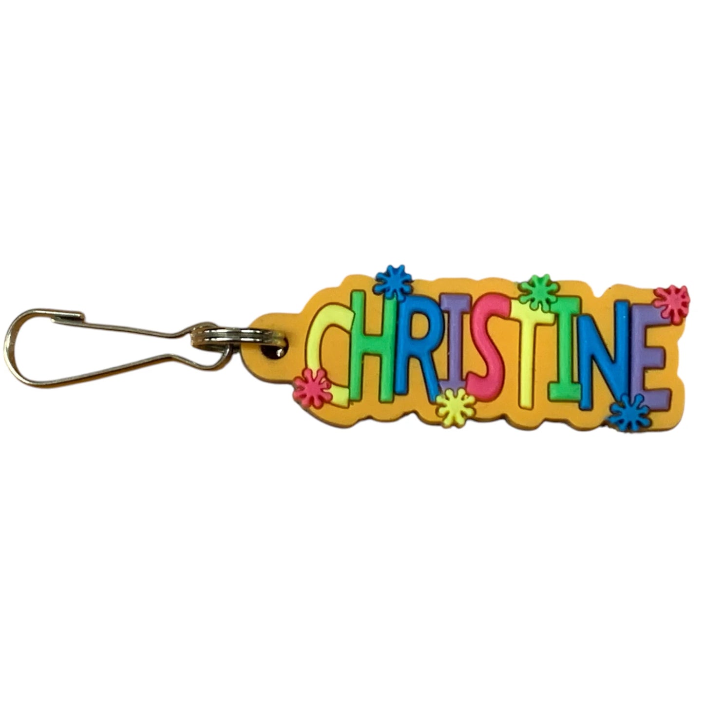 Colourful Name Keychain Christine