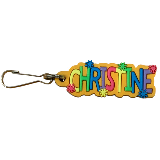 Colourful Name Keychain Christine
