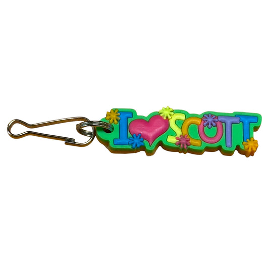 Colourful Name Keychain I 💗 Scott