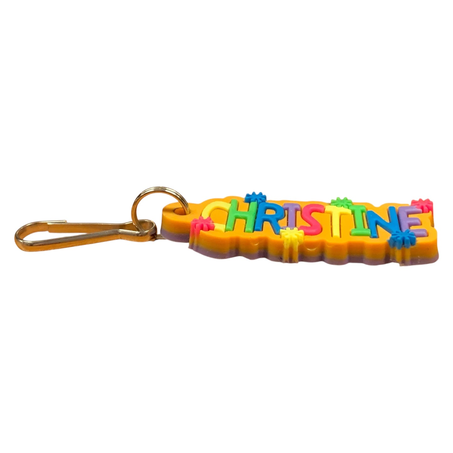 Colourful Name Keychain Christine