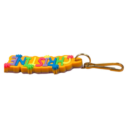 Colourful Name Keychain Christine
