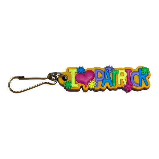 Colourful Name Keychain I 💗 Patrick (Orange)