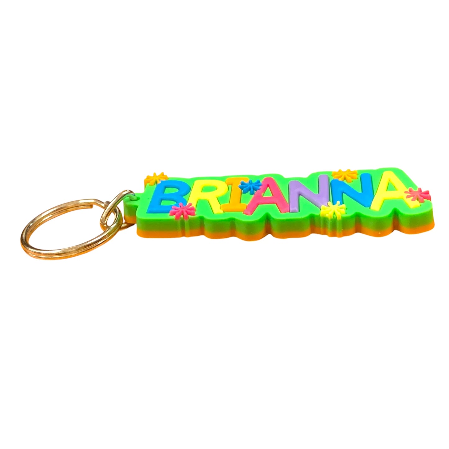 Colourful Name Keychain Brianna (Green)