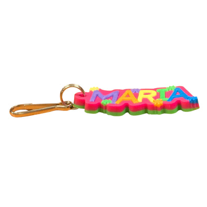 Colourful Name Keychain Maria