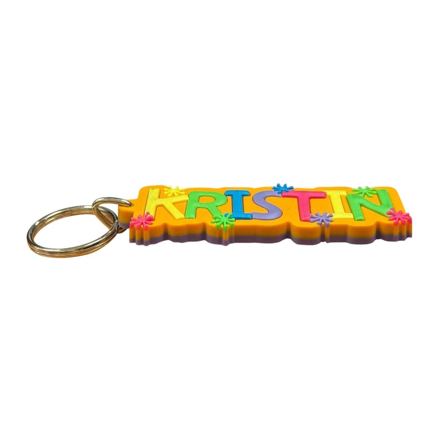 Colourful Name Keychain Kristin (Orange)