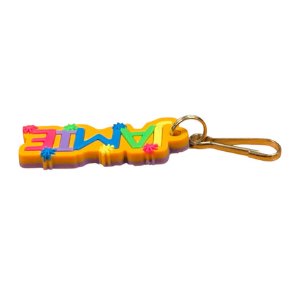 Colourful Name Keychain Jamie (Orange)