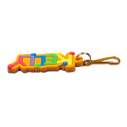 Colourful Name Keychain Kelly (Orange)