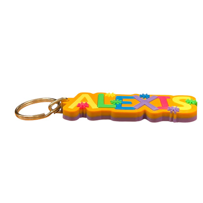 Colourful Name Keychain Alexis
