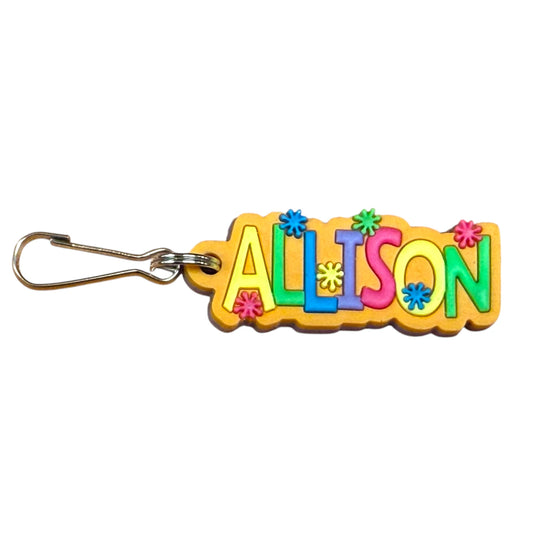Colourful Name Keychain Allison