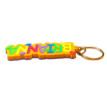 Colourful Name Keychain Brianna (Orange)