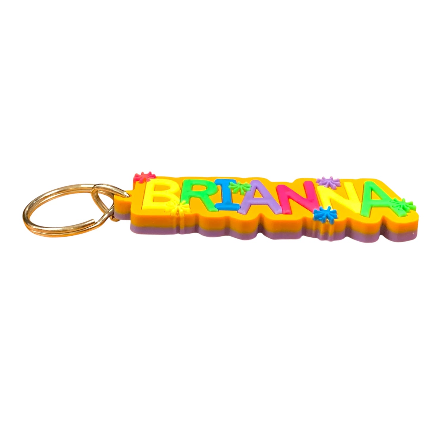Colourful Name Keychain Brianna (Orange)