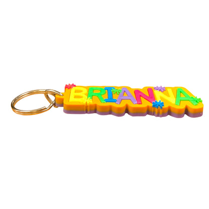 Colourful Name Keychain Brianna (Orange)