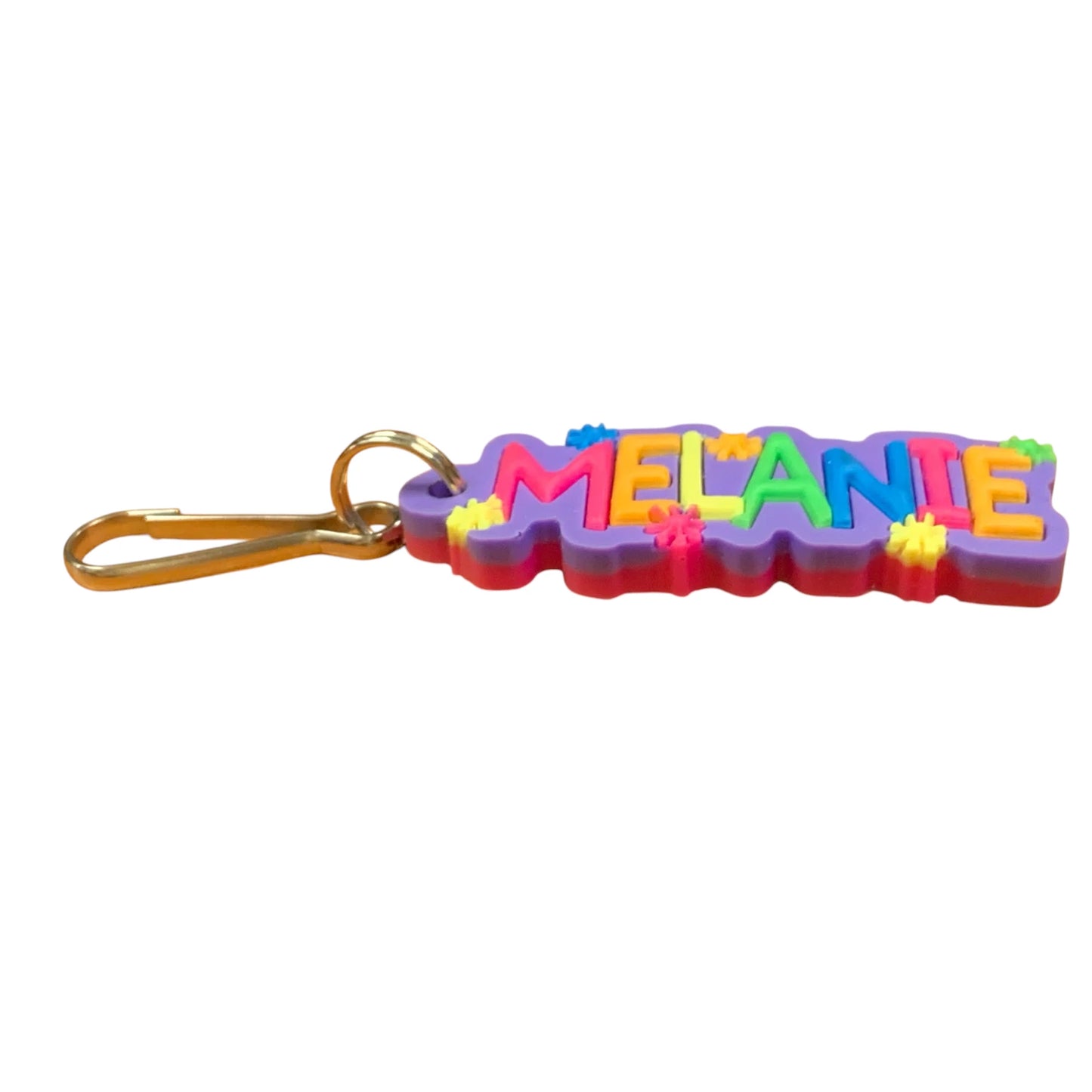 Colourful Name Keychain Melanie