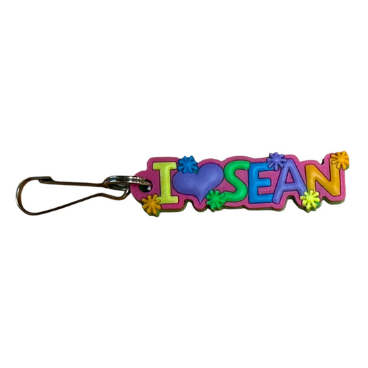 Colourful Name Keychain I 💗 Sean