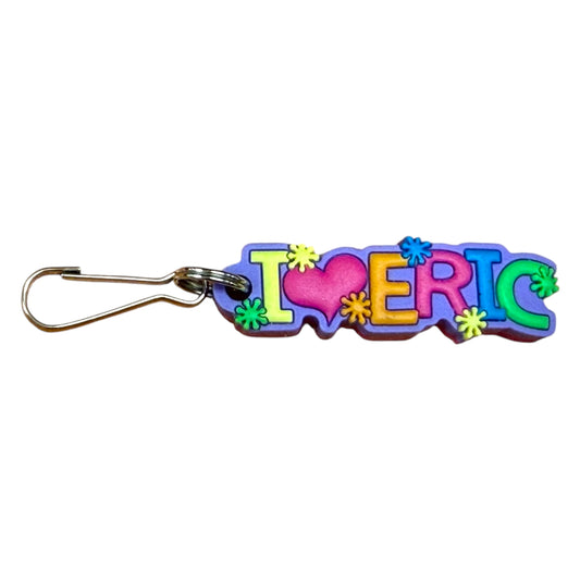 Colourful Name Keychain I 💗 Eric