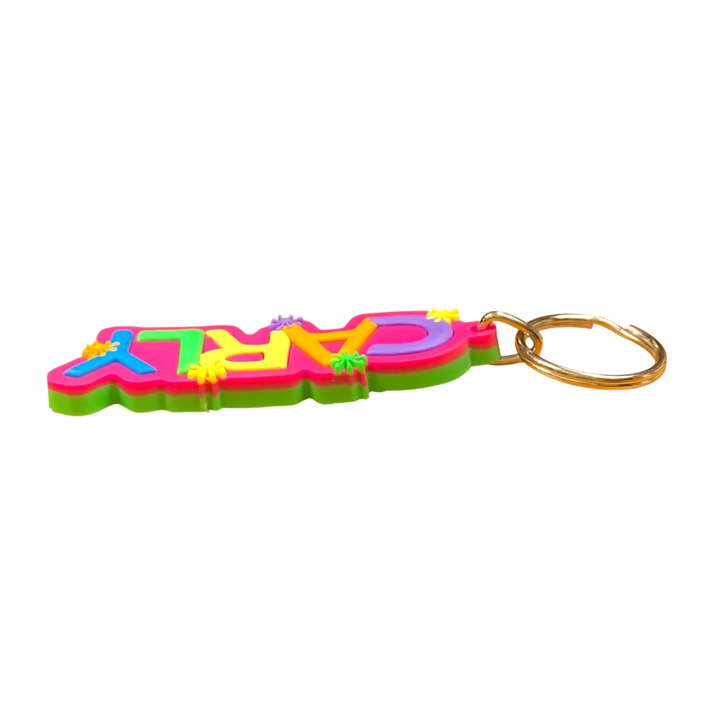 Colourful Name Keychain Carly (Pink)