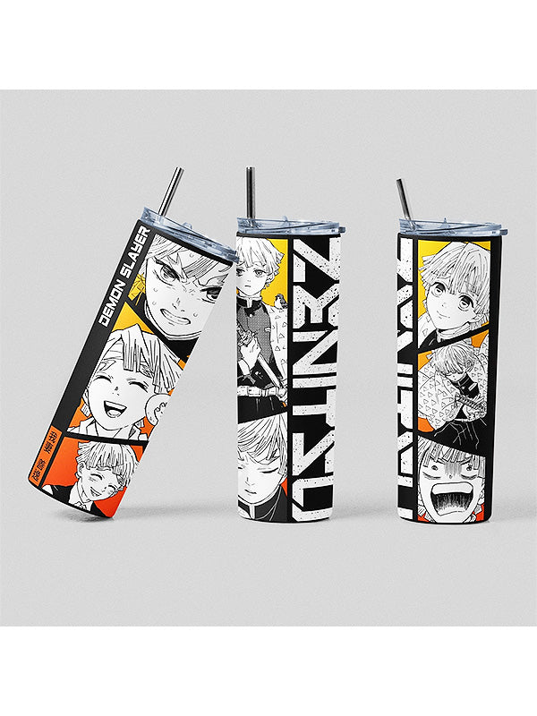 Demon Slayer Anime Zenitsu Tumbler