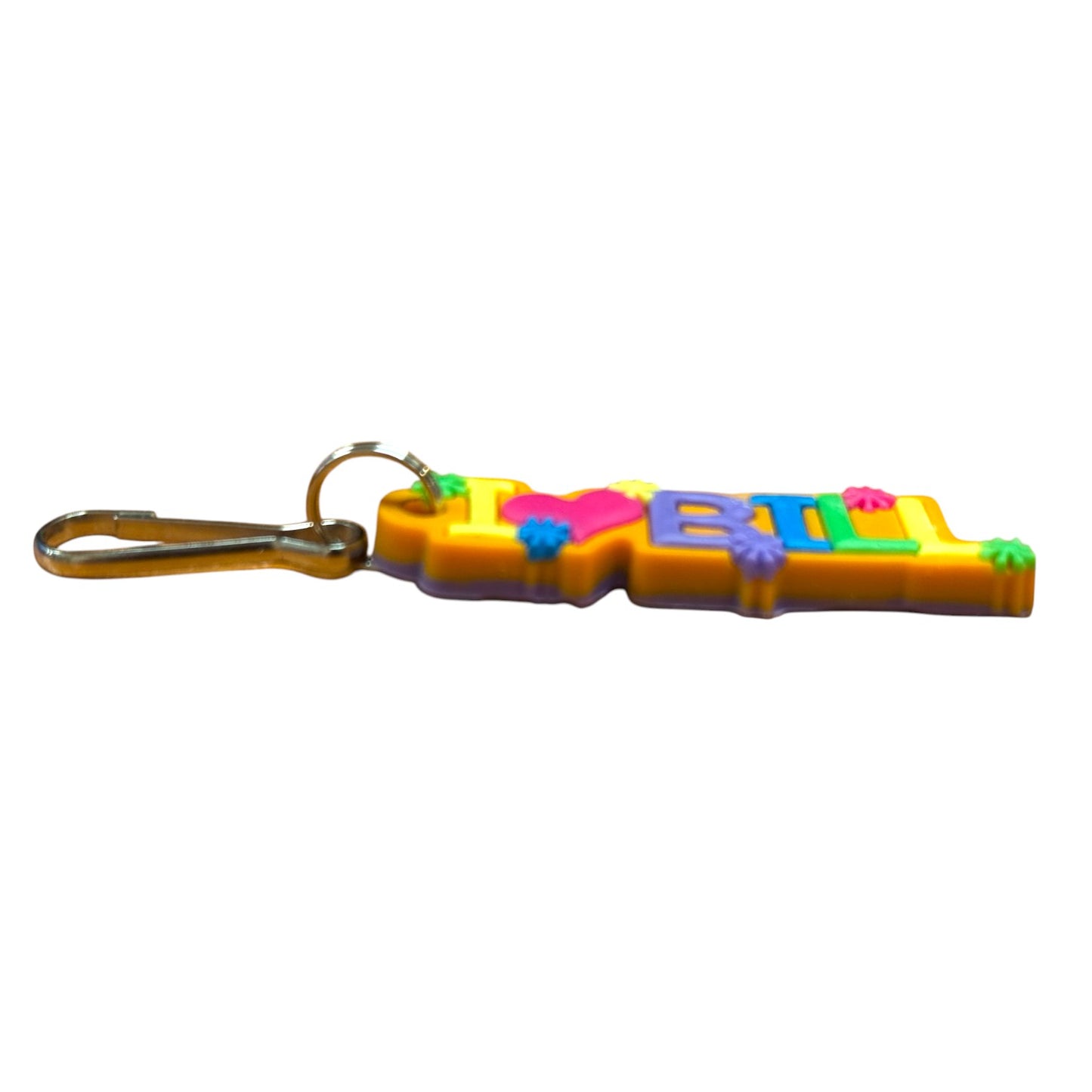 Colourful Name Keychain I 💗 Bill (Orange)