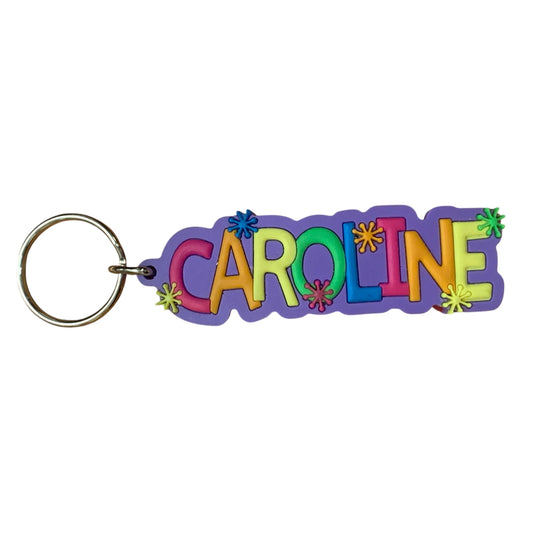 Colourful Name Keychain Caroline
