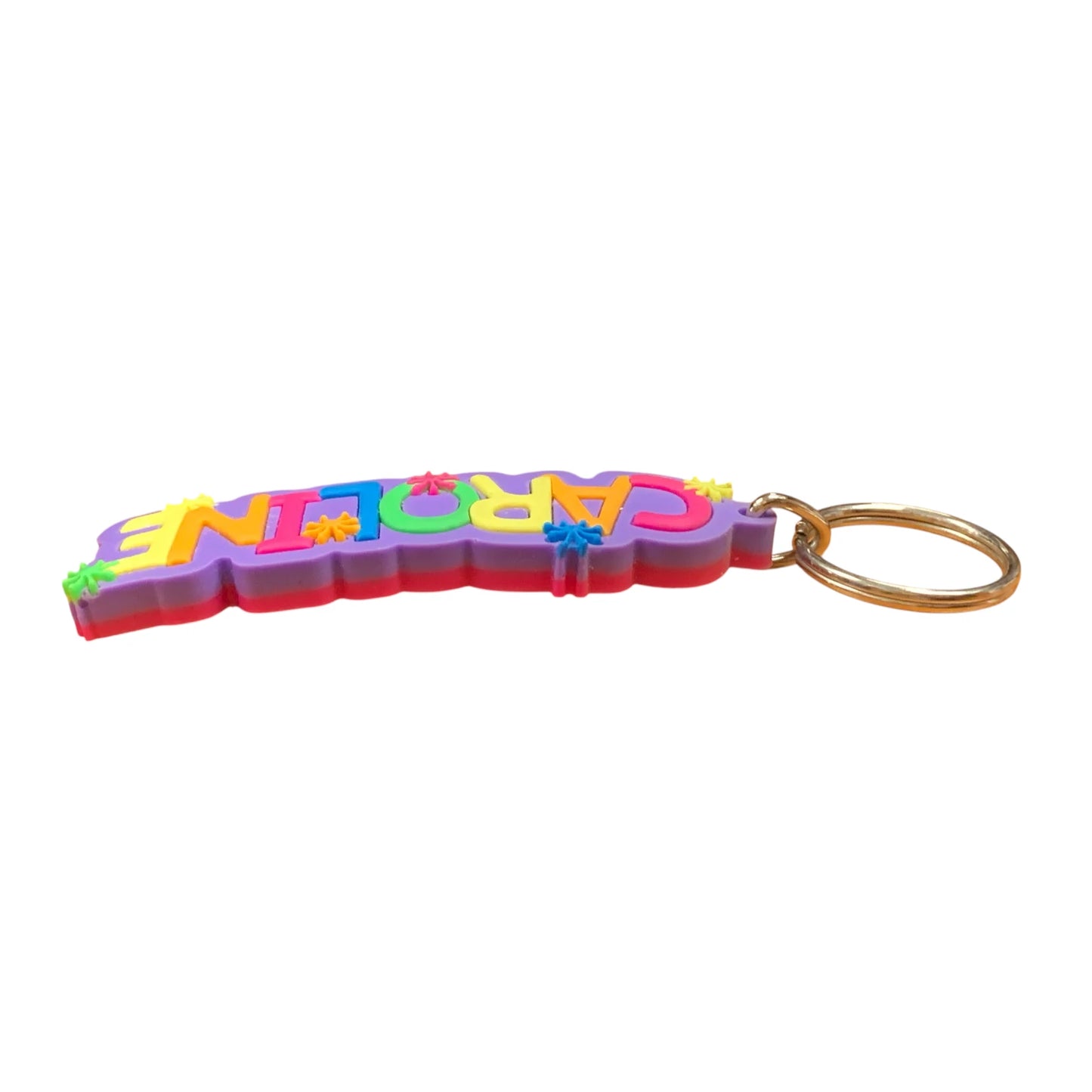 Colourful Name Keychain Caroline