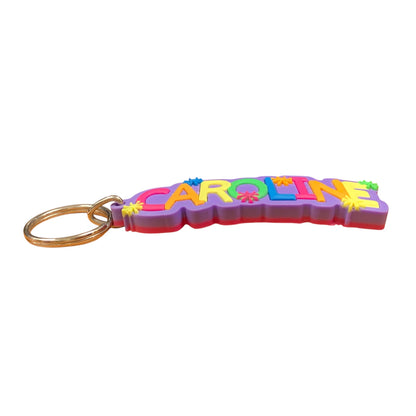 Colourful Name Keychain Caroline