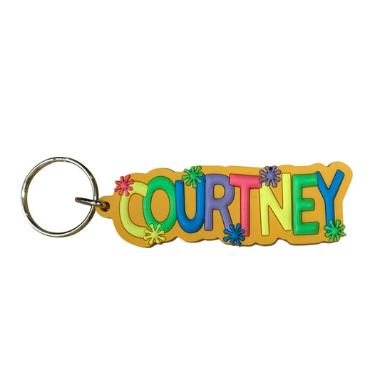 Colourful Name Keychain Courtney