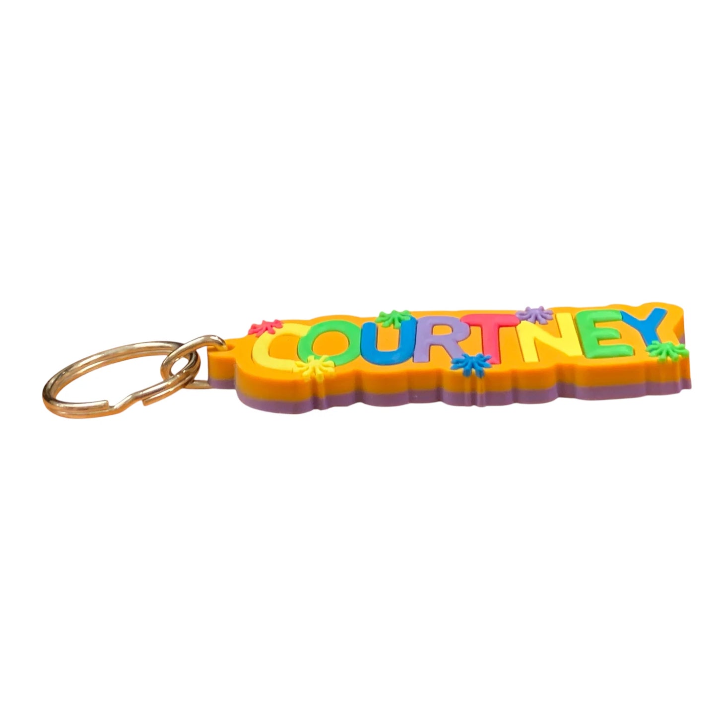 Colourful Name Keychain Courtney