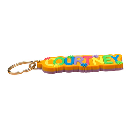 Colourful Name Keychain Courtney