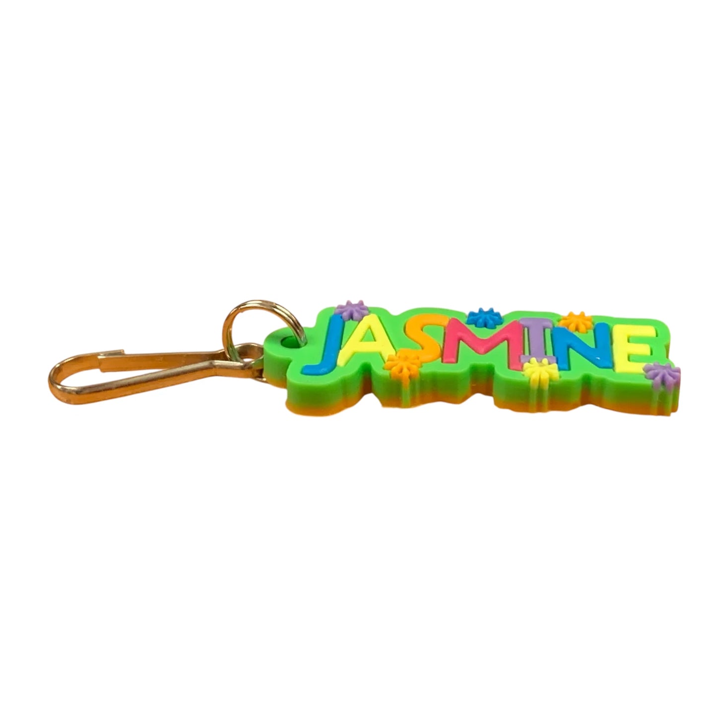 Colourful Name Keychain Jasmine (Green)