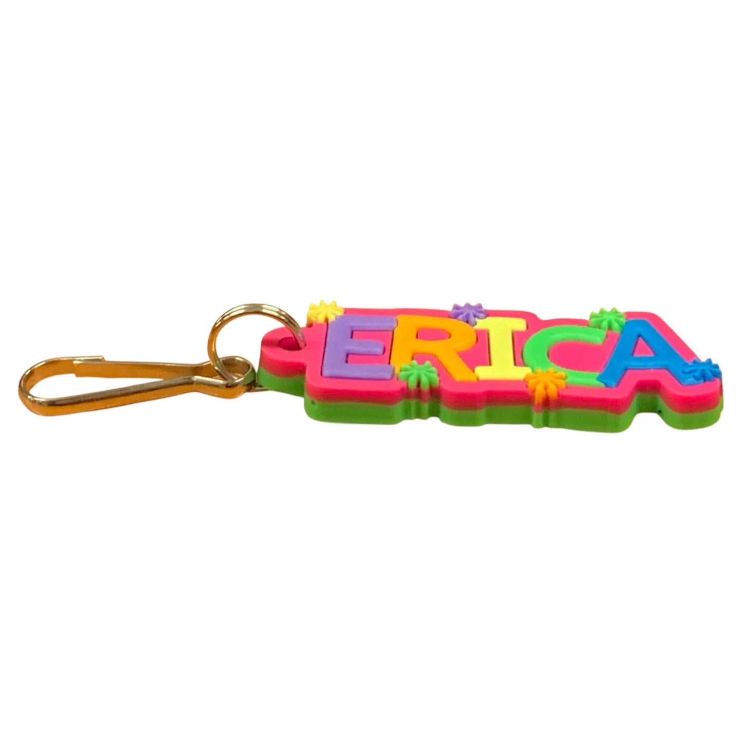 Colourful Name Keychain Erica (Pink)