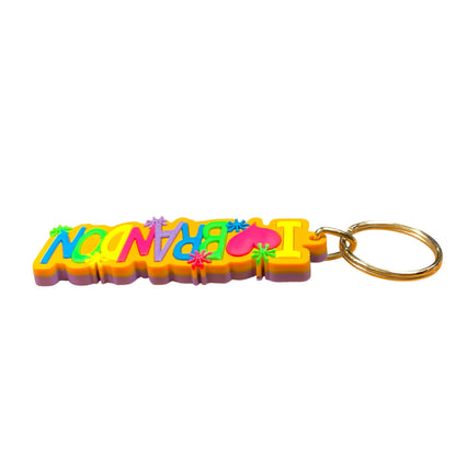 Colourful Name Keychain I 💗 Brandon