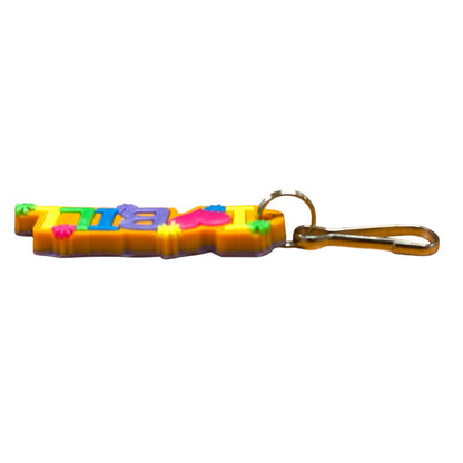 Colourful Name Keychain I 💗 Bill (Orange)