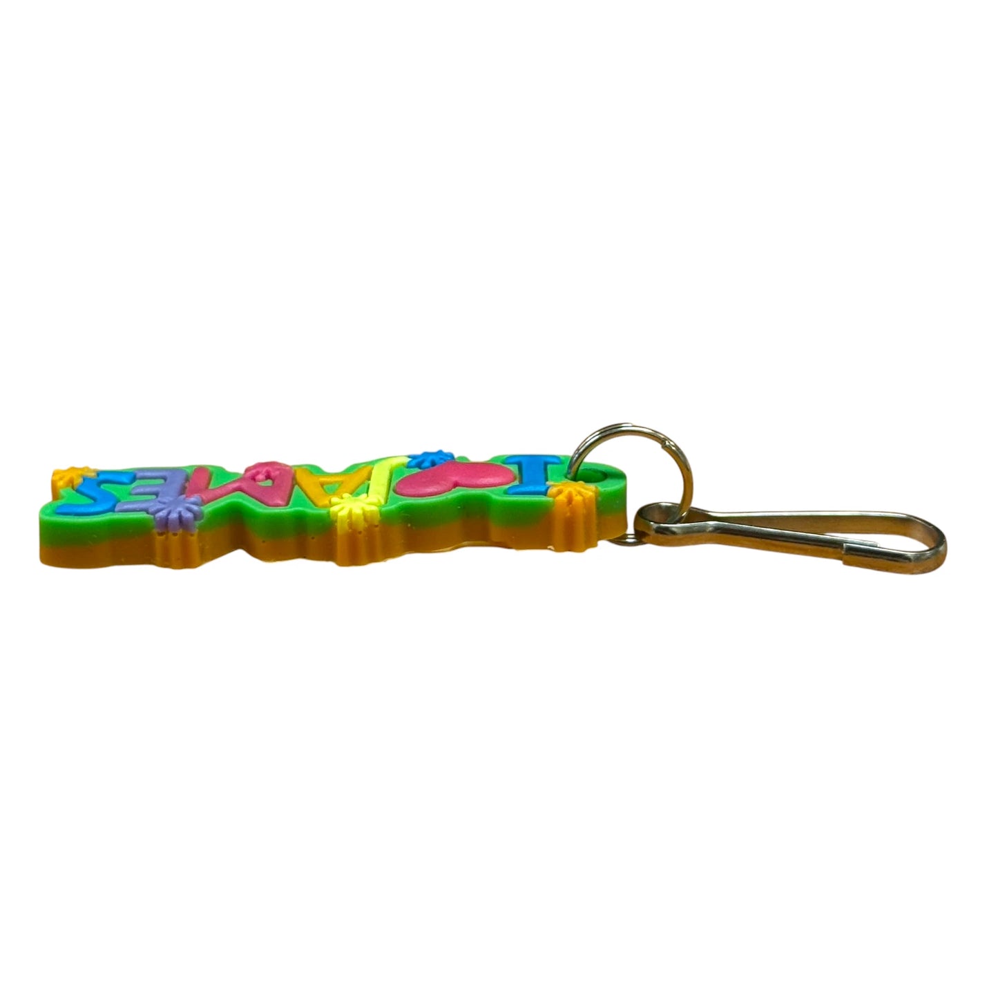 Colourful Name Keychain I 💗 James