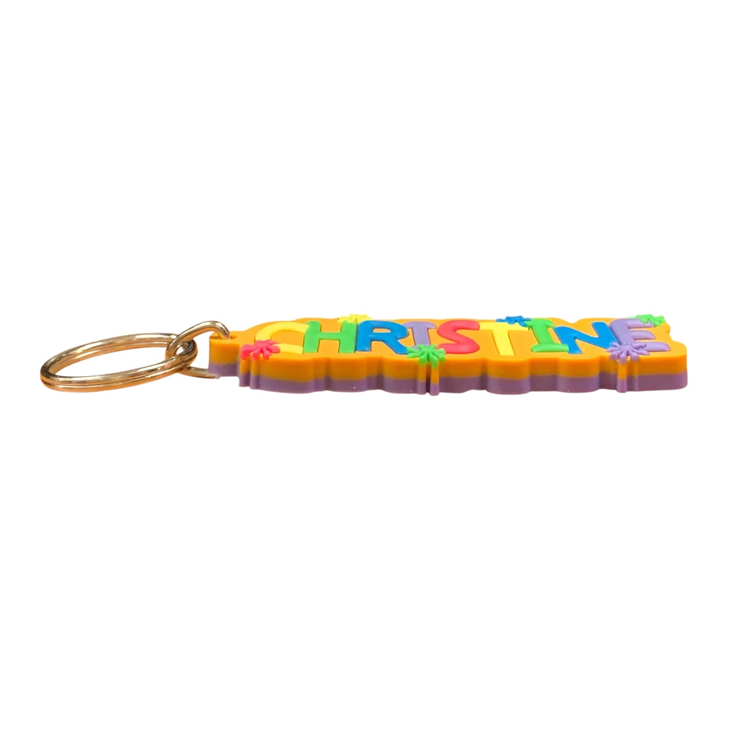Colourful Name Keychain Christine