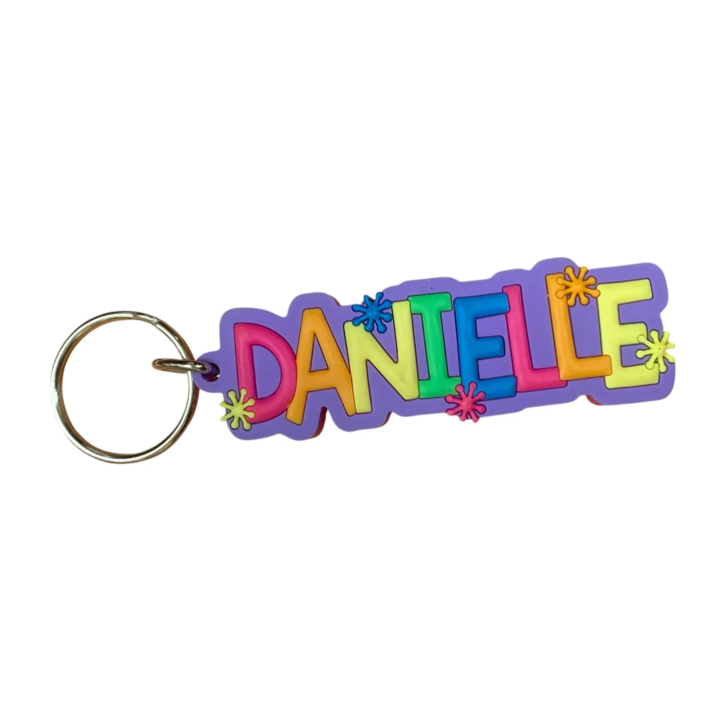 Colourful Name Keychain Danielle