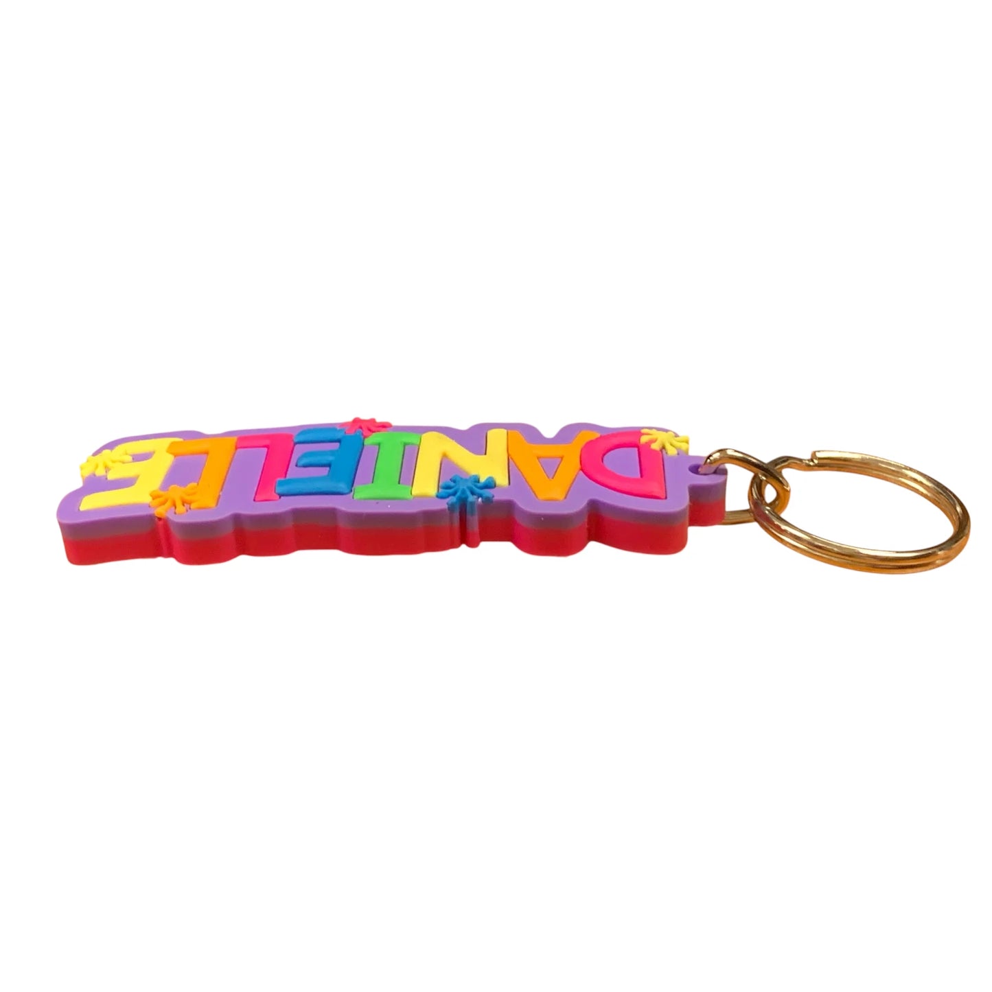 Colourful Name Keychain Danielle