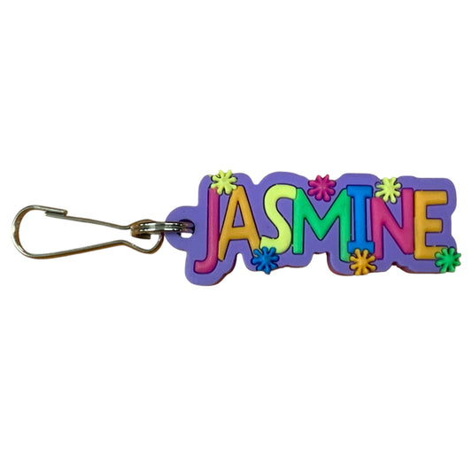 Colourful Name Keychain Jasmine (Purple)