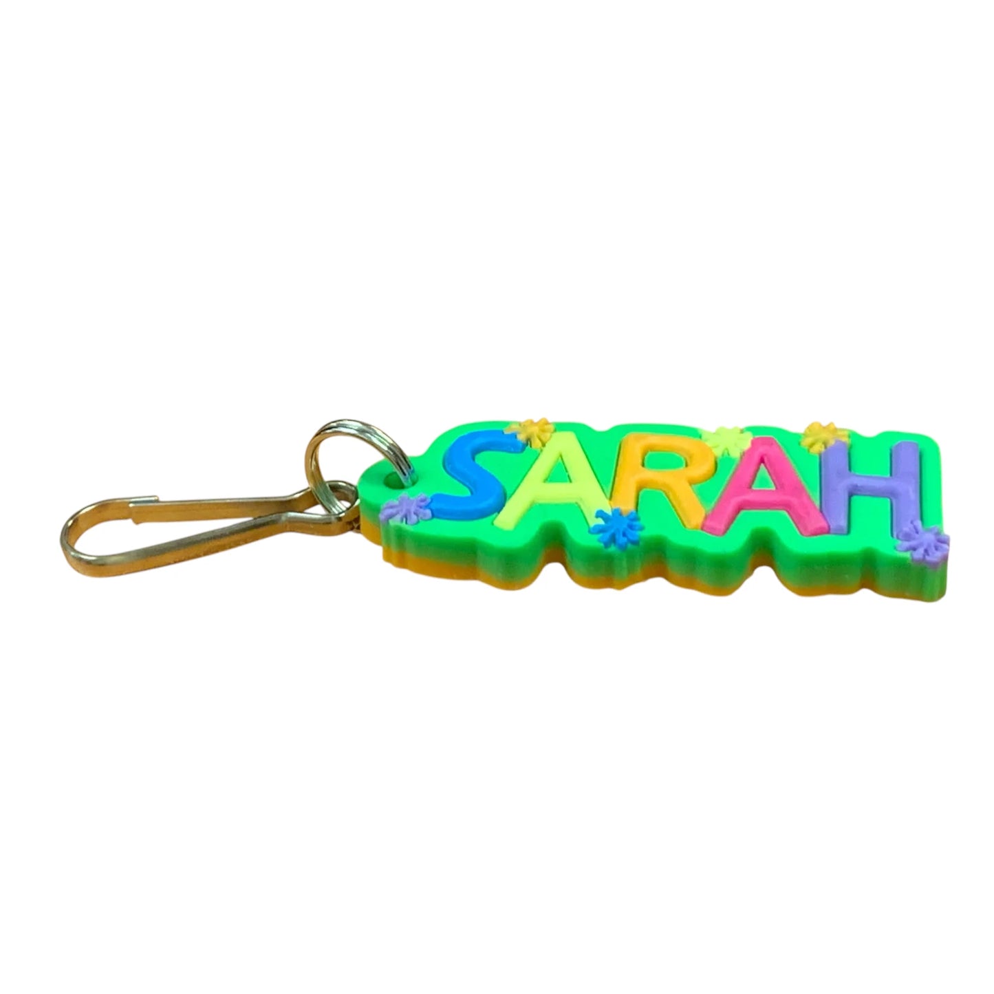 Colourful Name Keychain Sarah