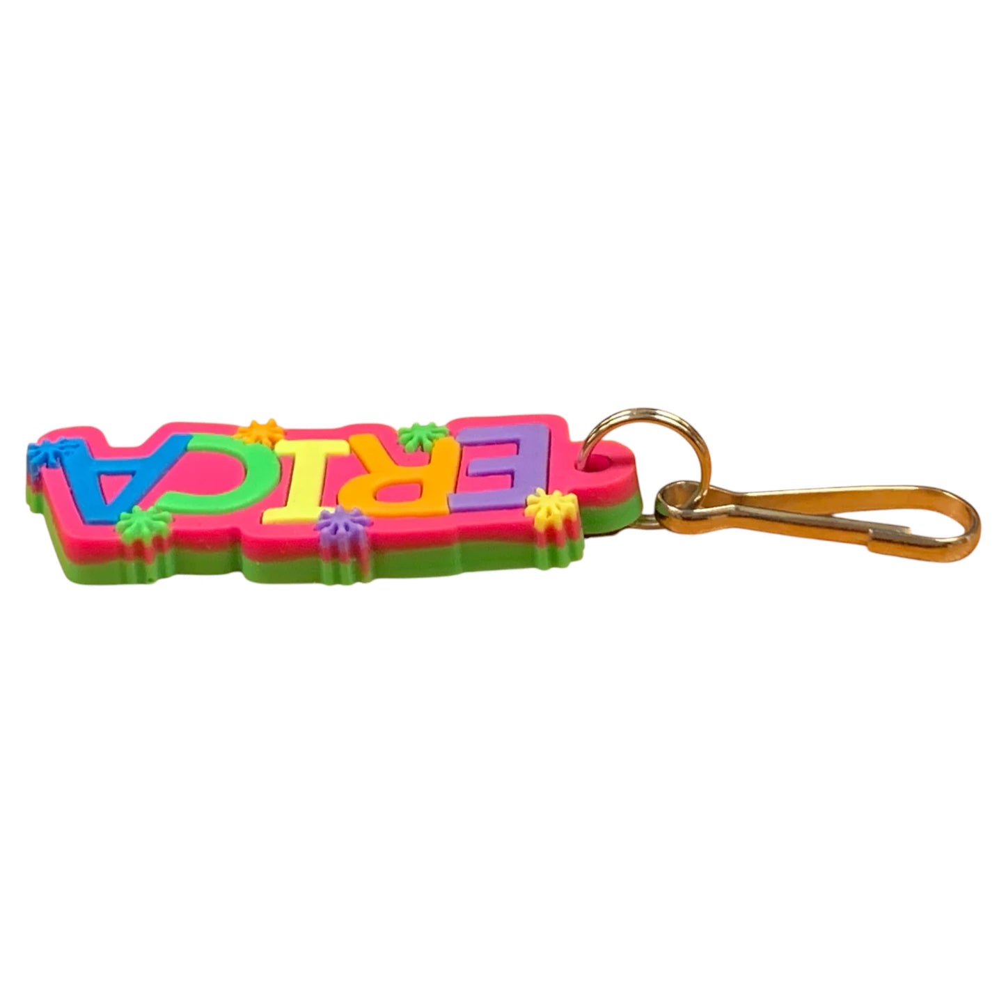 Colourful Name Keychain Erica (Pink)