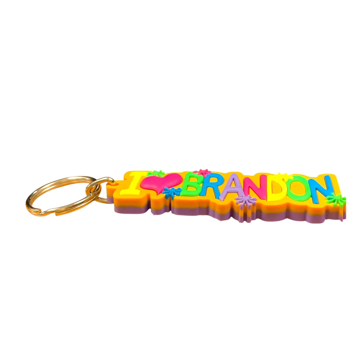 Colourful Name Keychain I 💗 Brandon