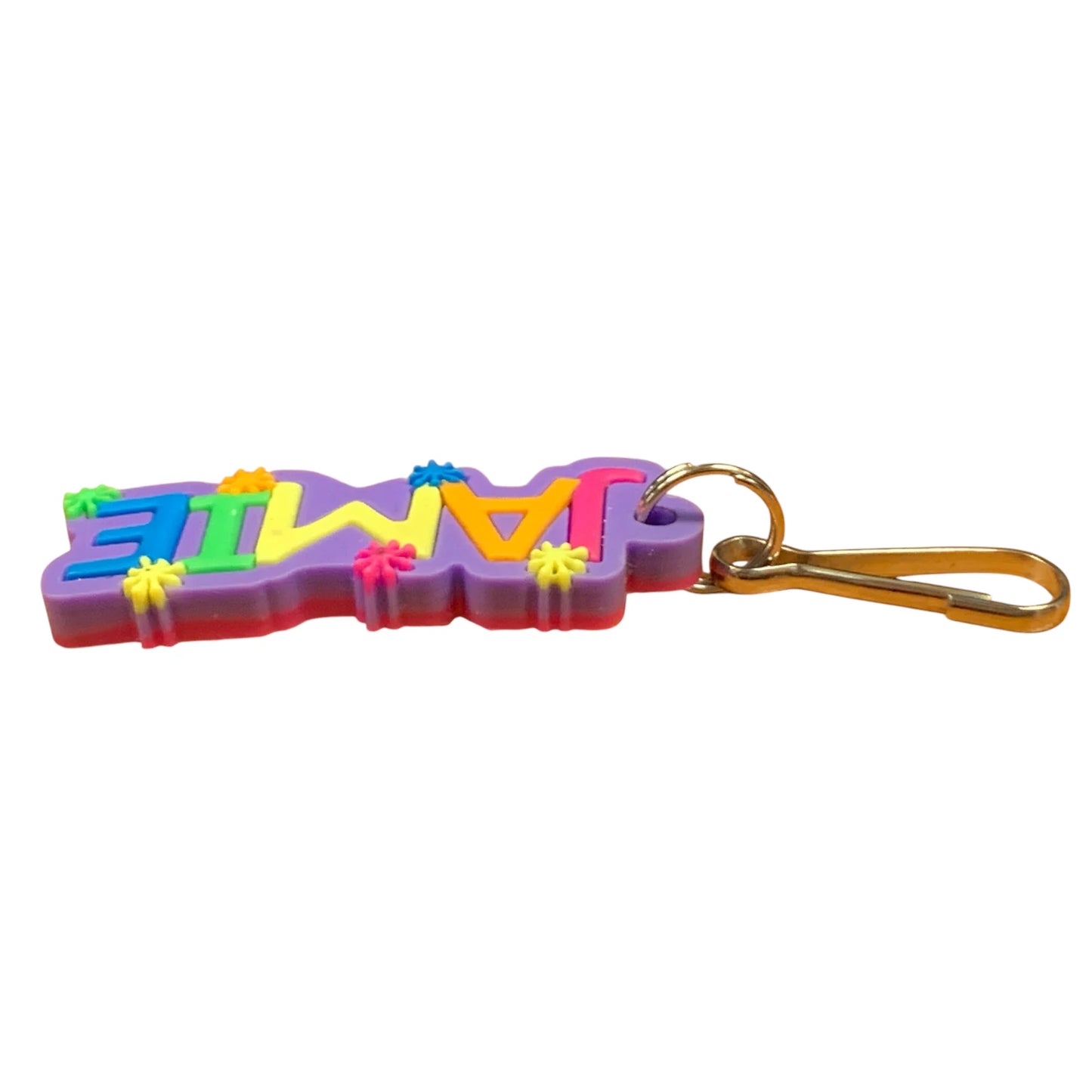 Colourful Name Keychain Jamie (Purple)