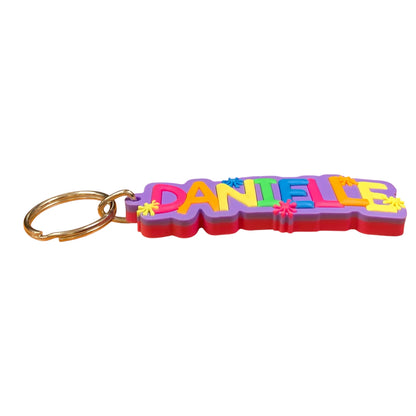 Colourful Name Keychain Danielle
